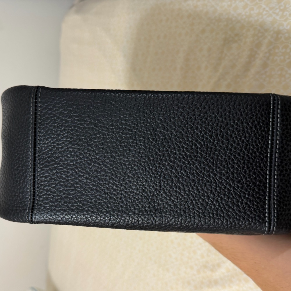 Coach Cary Black Pebbled Leather Crossbody - Picture 4 of 4
